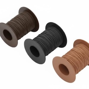 Bobina da 25 m di lacci in pelle