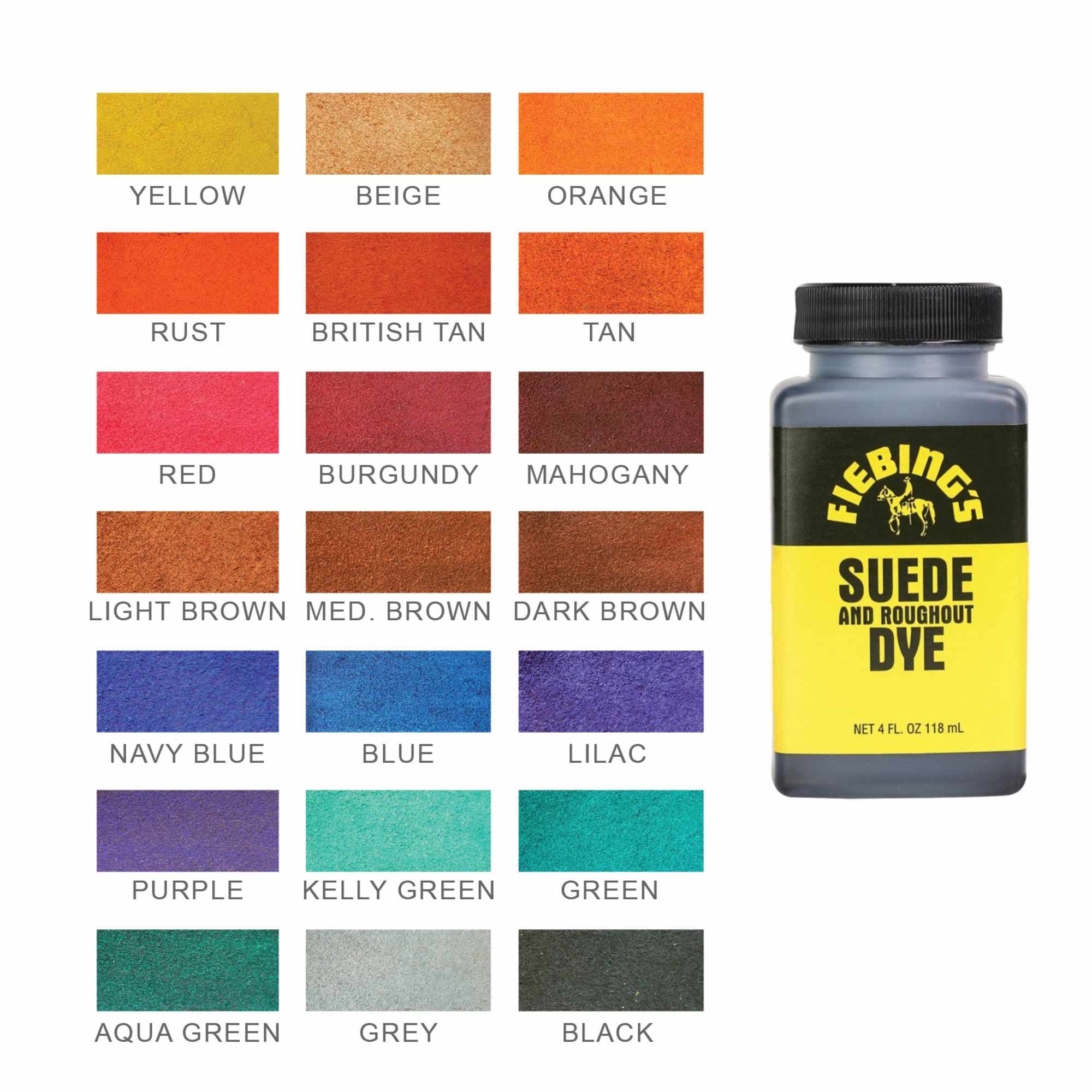 Fiebing's Suede Nubuck & Roughout Dye w/Applicator - 4 oz