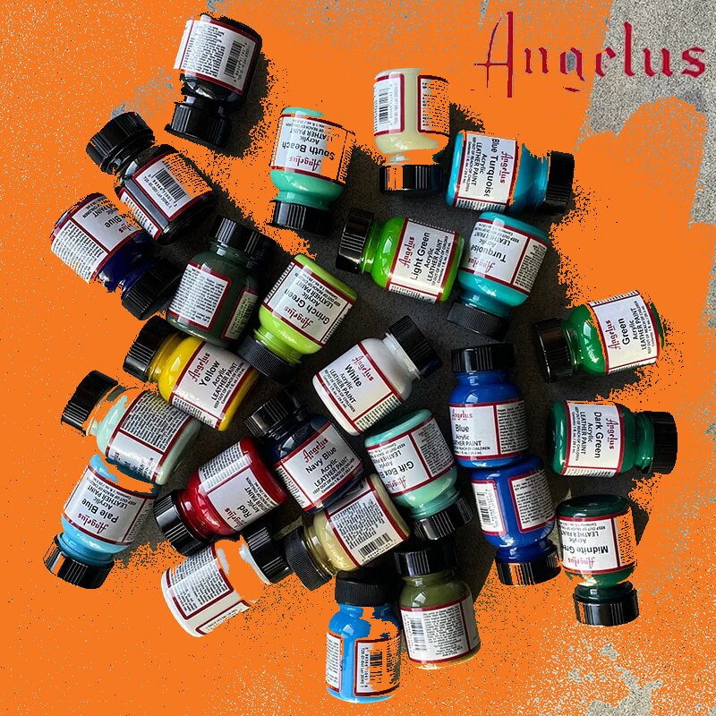  Customer reviews: Angelus Acrylic Leather Paint Vachetta Tan 1oz