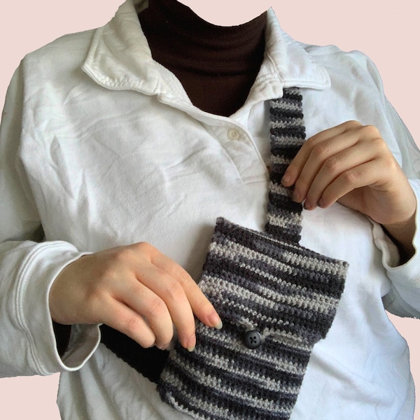 Crochet Crossbody Chest Bag PATTERN ONLY - Unisex