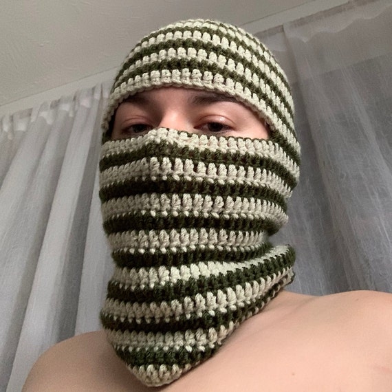 Crochet Swirl Balaclava Beanie PATTERN ONLY - Etsy