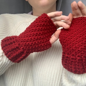 Lemon Peel Fingerless Gloves - Sizes Adult S,M,L - Crochet PATTERN ONLY