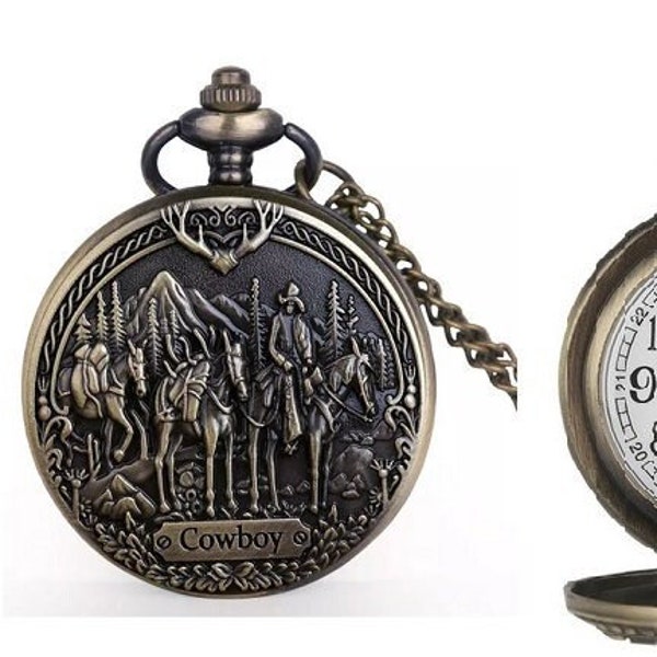 Horse Pocket Watch Etsy