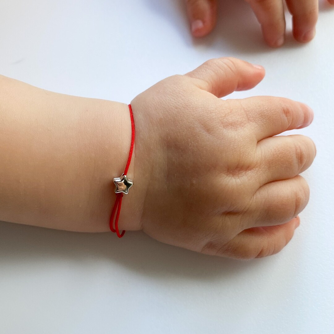 MYGLOAR Rotes Kabbalah Armband - Tibetisches Glücksarmband Handgemacht