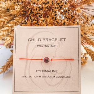 Bracelets de protection pour enfants à cordes rouges Bracelet Dzi rouge pour bébé ou nouveau-né pour attirer la protection et la bonne chance dans la vie de l'enfant, cadeau de baptême image 9