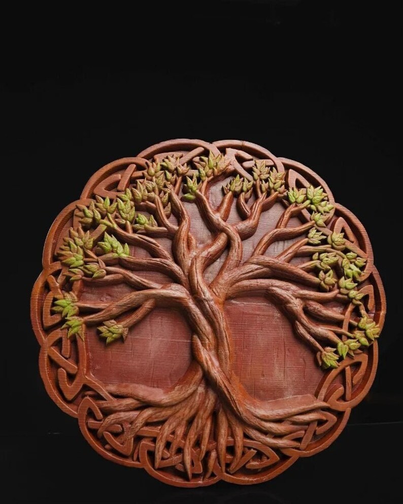 Tree of Life 3D Printed Wall Art Etsy