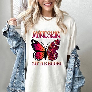 Maneskin Shirt, Maneskin Tour Shirt, Retro Rock Band Shirt, Maneskin Tour Shirt, Concert Tee, Trendy Shirt, Gift For Her, Best Friend