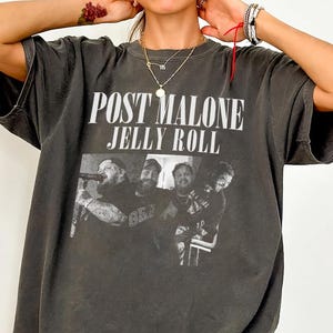 Posty x Jelly Roll Shirt, Posty Tour 2025 Comfort Colors Shirt, Western Graphic Tee, Country Shirt, The Big Ass Tour Tee Gift for Fans