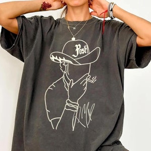 Comfort Colors Cowboy Post Shirt, Posty Shirt, Western Tee, Posty Tour Shirt, Country Shirt, Had Some Help Shirt, Posty Tee, Fan Gift