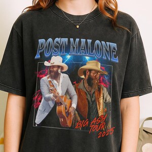Posty Shirt, Retro Cowboy Post Shirt, Posty Tshirt, Western Graphic Tee, Big Ash Tour Shirt, Vintage Posty Tee, Concert Tee, Gift For Fans
