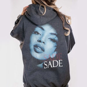 Sade photo collage used hoodieユーズド フーディー Oversized YLHCSD DEATH METAL LOGO Unisex Hoodie – YOU LOVE HER