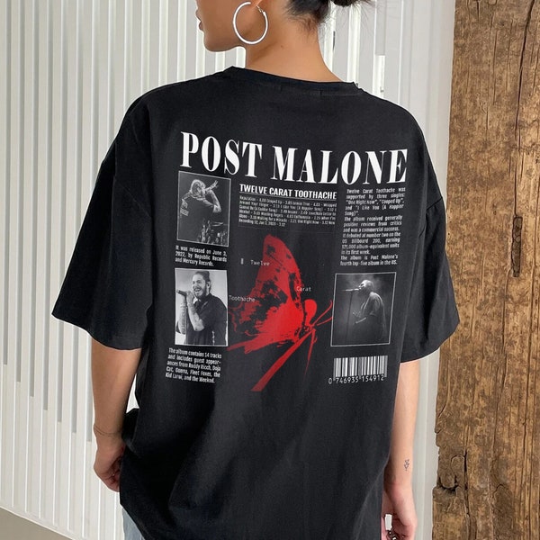 Posty Shirt, Posty Twelve Carat Europe Tour Sweatshirt, Tour 2023 Shirt, Hoodie (on 2 sides), Trending Shirt