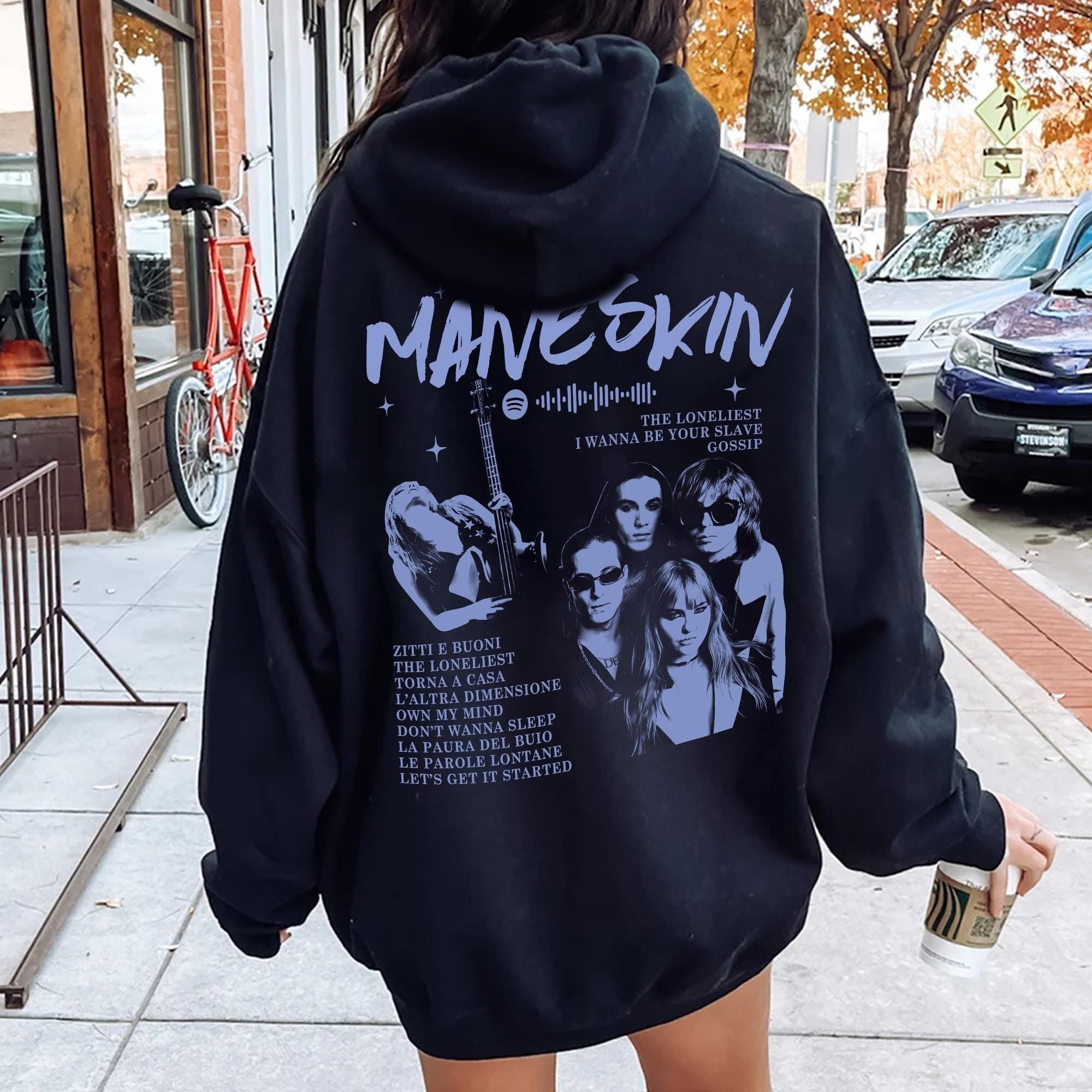 Maneskin Band Hoodie, Retro Rock Graphic, Gift for Fans - Etsy