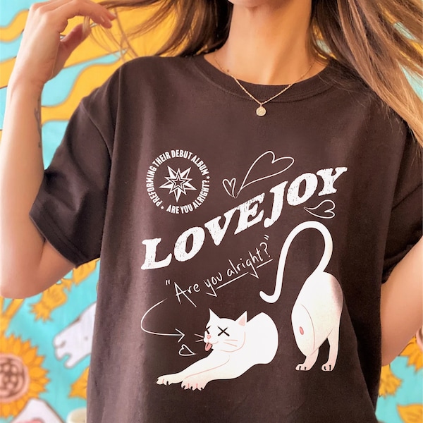 Lovejoy Music T-Shirt, Lovejoy T-shirt, Lovejoy Band Unisex Shirt, The Lazy Cat Shirt, Tour 2023 Shirt, Gift for fans