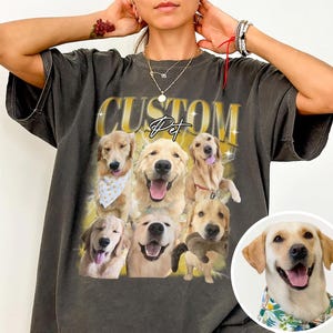 Custom PET Shirt, Custom Your Own Bootleg Idea Here, Custom Pet Photo Comfort Colors Shirt, Vintage Graphic 90s Shirt, Insert Your Design
