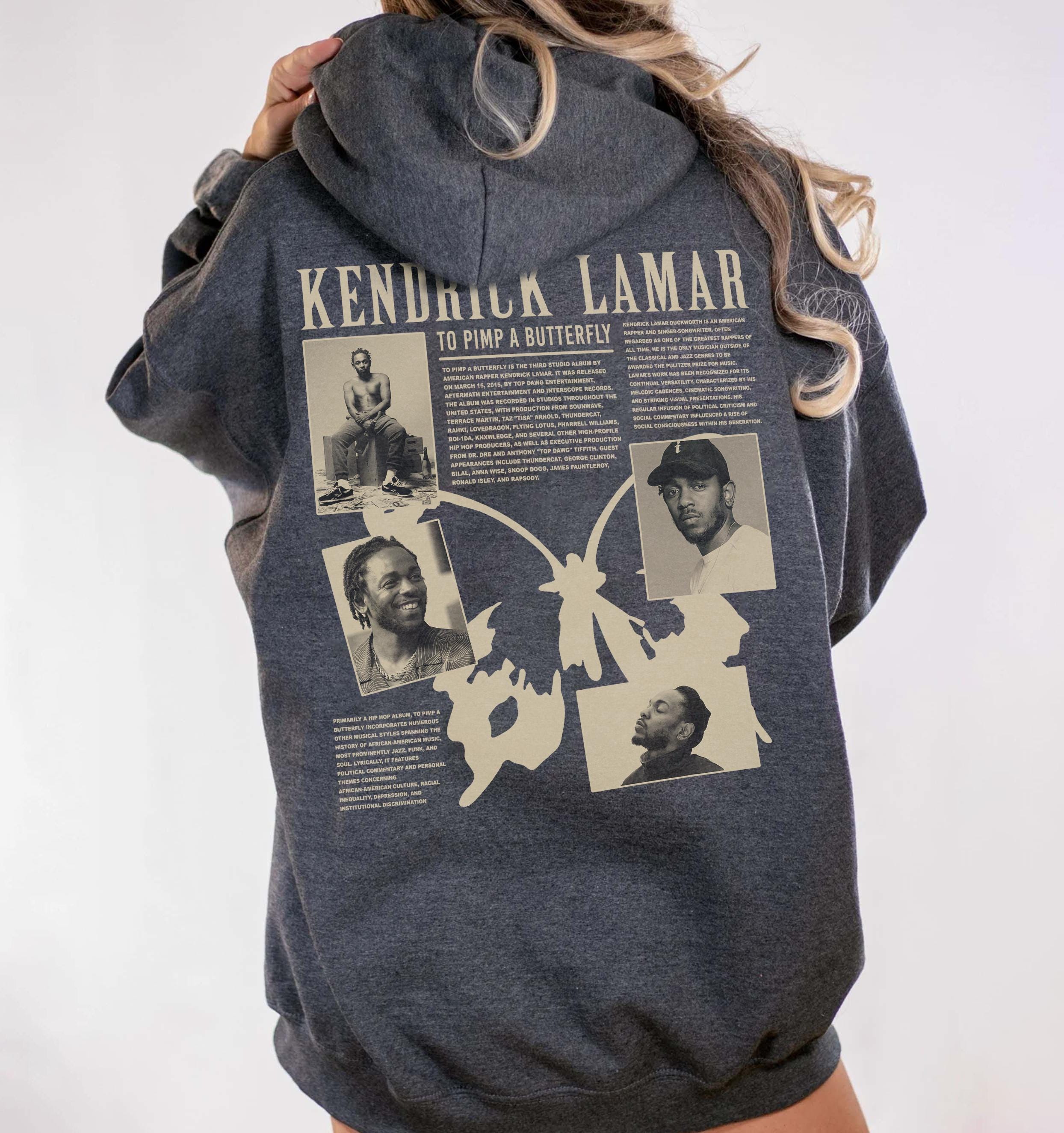 Kendrick Lamar Graphic Hoodie, Vintage Rap Sweatshirt - Etsy 日本