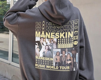 Maneskin Hoodie, Maneskin Rush World Tour Shirt, Vintage