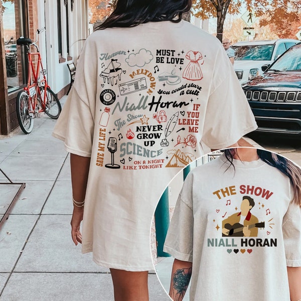 Niall Horan Shirt, Niall Horan The Show Unisex T-Shirt, Tour 2024 Shirt, Gift For Fan (on 2 sides)