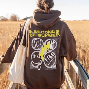 5 Seconds Of Summer Hoodie, Retro 5sos Shirt, 5SOS Tour shirt, The 5SOS Show Tee, 5 Seconds Of Summer T-Shirt, Concert Tee, Gift For Her