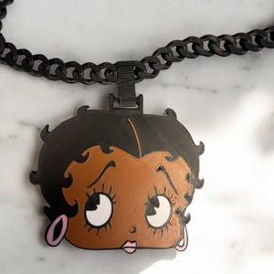 Betty Boop Cuban Link Chain