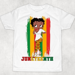 Betty Boop JuneTeenth Png File