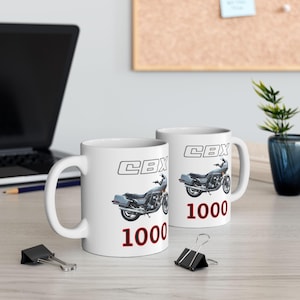 1981 Honda CBX1000 Coffee Mug, Classic Motorcycle Gift, Vintage Bike Mug, CBX Biker Gift, Honda Motorcycle Coffee Cup, CBX Rider Mug