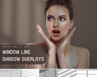 Window shadow overlays, blinds reflections, light casts effect, windows overlay, Photoshop overlays, Beautiful window shadow, light effect