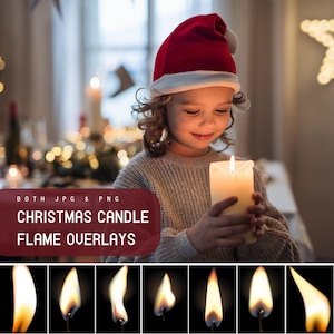 Sovrapposizione fiamma candela di Natale, sovrapposizioni photoshop luce fiamma candela, sovrapposizioni fiamma magica, fiamma candela notte di Natale, fuoco fiamma vera