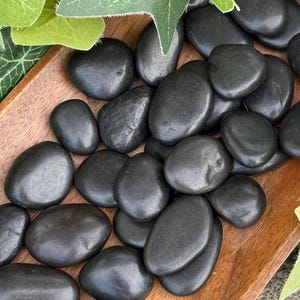 Shungite Tumbled Stone/Polished Shungite/Natural Shungite/Shungite Stone/Tumbled Stones/Shungite