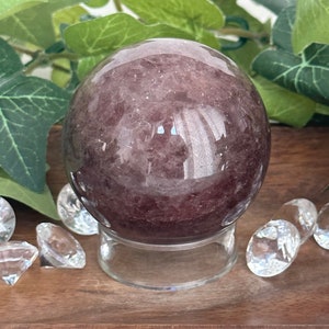 Erdbeerquarzkugel/geschliffener Erdbeerquarz/natürlicher Erdbeerquarz/Erdbeerquarz