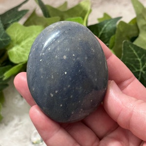 Blue Aventurine Palm Stone/Natural Blue Aventurine/Polished Blue Aventurine Palm Stone/Blue Aventurine