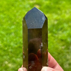 Smokey Quartz Tower/Polished Smokey Quartz Tower from Brazil/Natural Smokey Quartz/Smokey Quartz Point