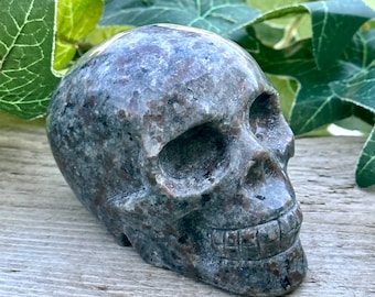 Yooperlite Skull/Polished Yooperlite Skull/Natural UV Reactive Yooperlite Skull/Polished Yooperlite/Yooperlite/UV Reactive Yooperlite