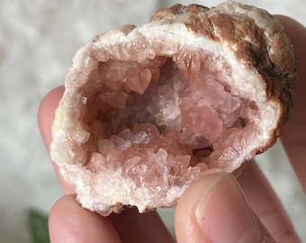 Geoda de amatista rosa/Geoda de amatista rosa natural/Amatista rosa