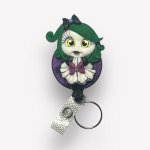 Wicked Witch Retractable ID Badge Reel, Nurse Badge Reel, Teacher Badge Reel, Fall Badge Reel, Halloween Badge Reel, Horror Badge Reel