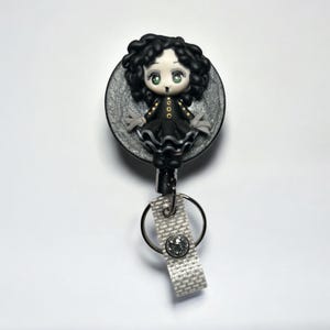 Edward Scissorhands Inspired Retractable ID Badge Reel, Nurse Badge Reel, Teacher Badge Reel, Halloween Badge Reel, Horror Badge Reel
