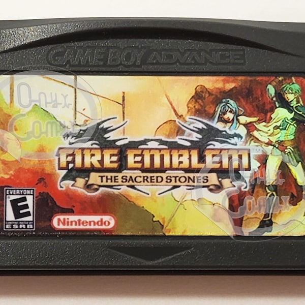 Fire Emblem The Sacred Stones Replacement Cartridge Label Holographic Sticker