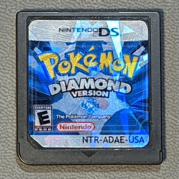 Pokemon Diamond Replacement Cartridge Label Holographic Sticker