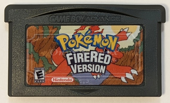 Game Boy Pokemon Red replacement label sticker