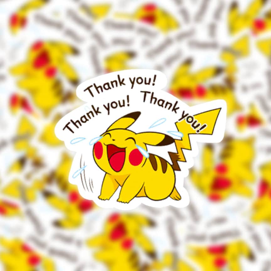 Pikachu Thank You - Etsy New Zealand Pikachu Thank You - Etsy New Zealand