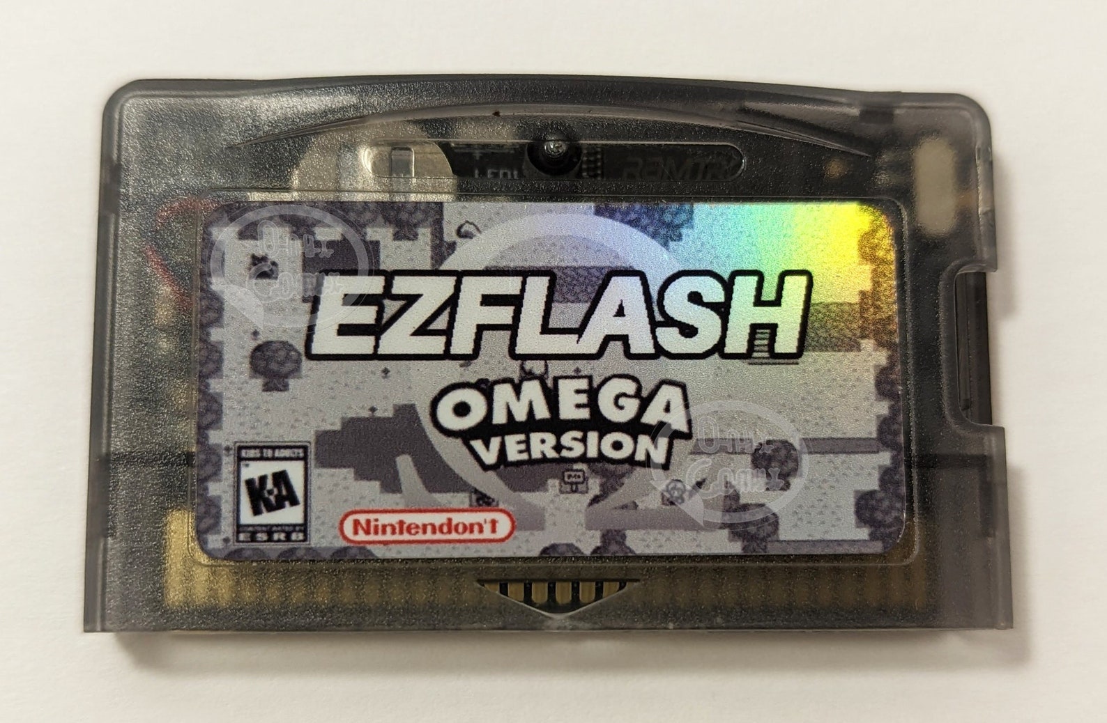 EZ Flash Omega Replacement Cartridge Label Holographic Sticker Etsy