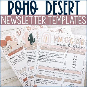 Boho Newsletter Templates