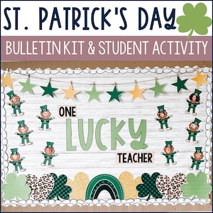 St. Patrick&#39;s Day Bulletin Board Kit