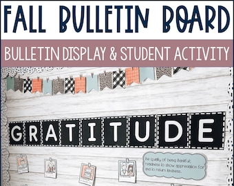 Fall Bulletin Board Kit & Student Activity