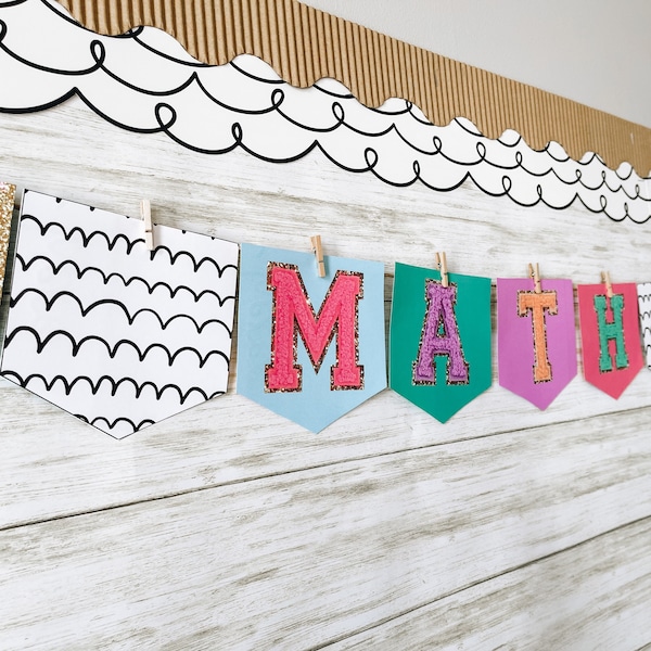 Groovy Classroom Decor | Banner Templates