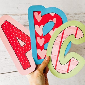 Cartas para tablones de anuncios / Cartas para tablones de anuncios del día de San Valentín / Tablón de anuncios de febrero / Cartas para tablones de anuncios / Tablón de anuncios de San Valentín