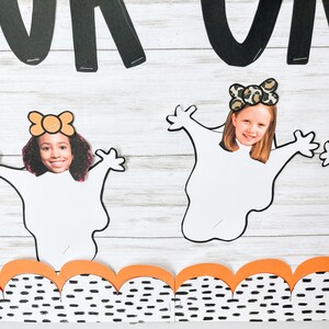 Halloween Bulletin Board Kit & Ghost Student Activity | Includes ...