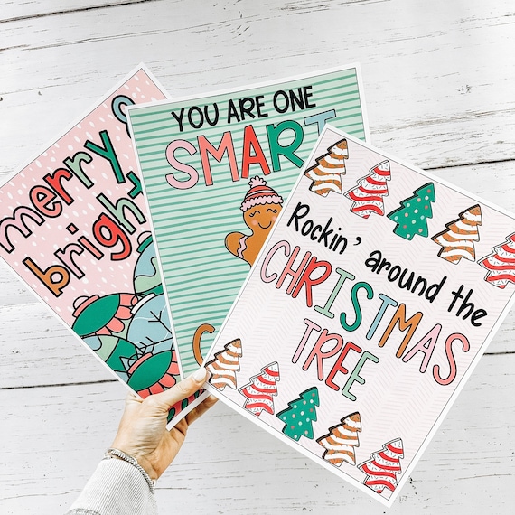 Christmas Bulletin Board | Editable | Classroom Posters | Holiday Posters | Holiday Bulletin Board | Christmas Classroom Posters