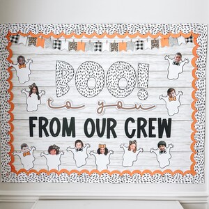 Halloween Bulletin Board Kit & Ghost Student Activity | Includes ...