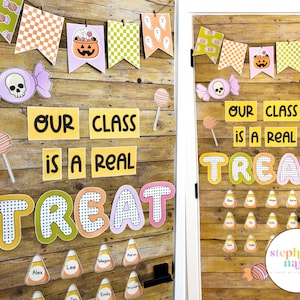 Halloween Tür Dekor Kit | Halloween Klassenzimmer Dekor | Veränderbar